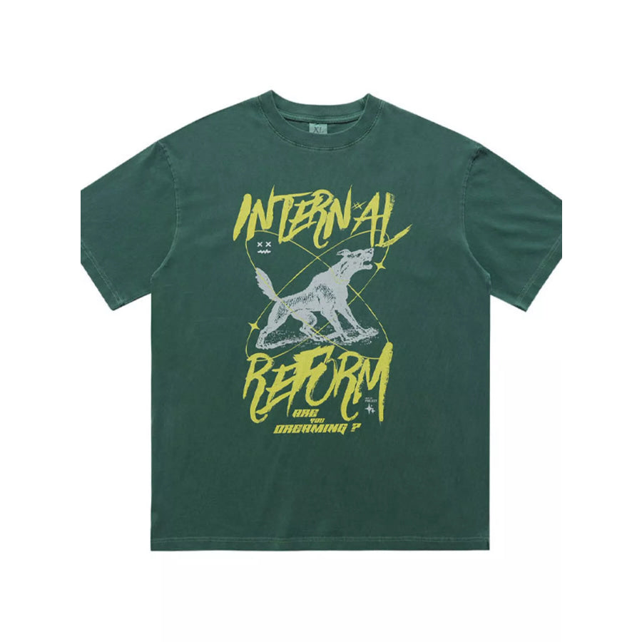 Men’s Graphic Short Sleeve Oversized T-Shirt Apparel and Accessories