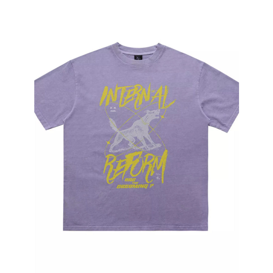 Men’s Graphic Short Sleeve Oversized T-Shirt Apparel and Accessories