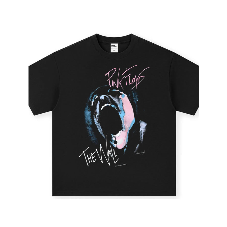 Men’s Graphic Short Sleeve Oversized Washed T-Shirt Apparel and Accessories