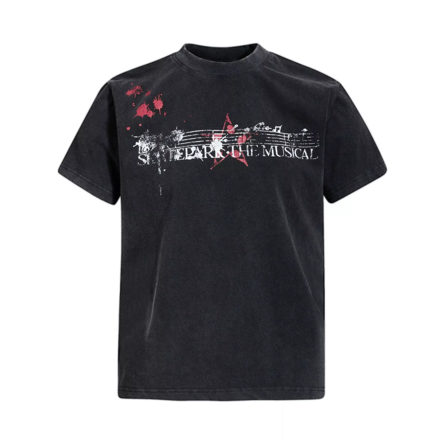 Men’s Graphic Short Sleeve T-Shirt Black / S Apparel and Accessories