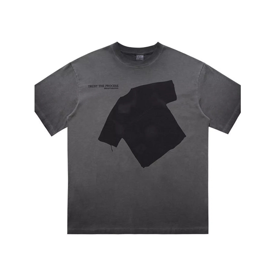 Men’s Graphic Washed Round Neck T-Shirt Apparel and Accessories