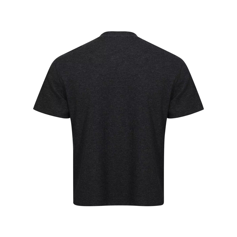 Men’s Henley T-Shirt with Button Detail Dark Gray / M Apparel and Accessories