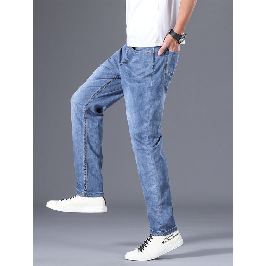 Men’s High-Stretch Slim Fit Jeans Apparel and Accessories
