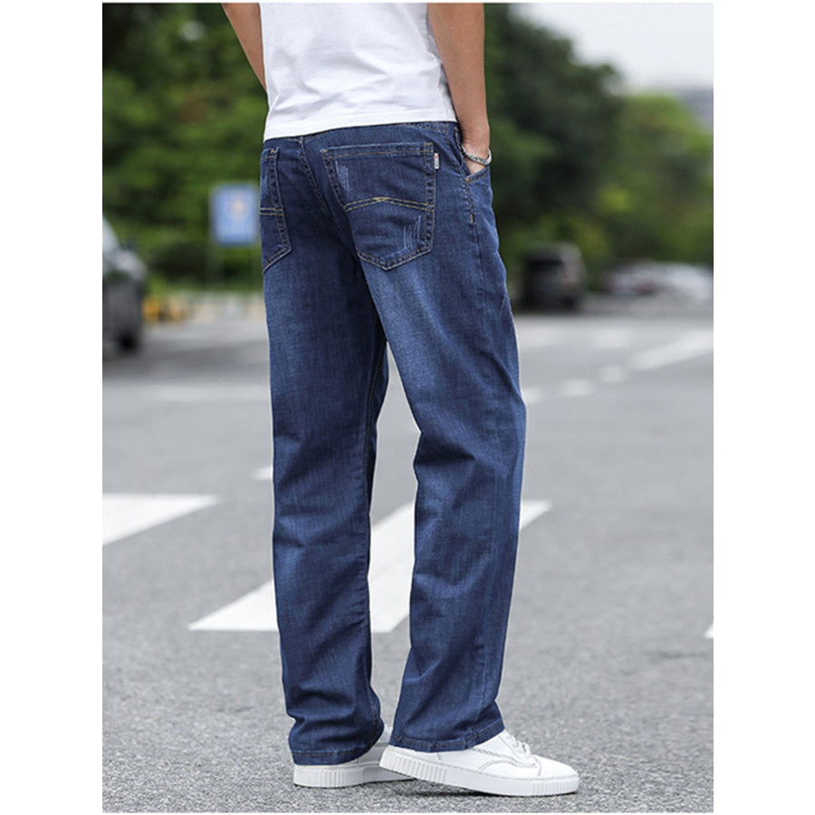 Men’s High-Stretch Slim Fit Jeans Dark / 30 Apparel and Accessories