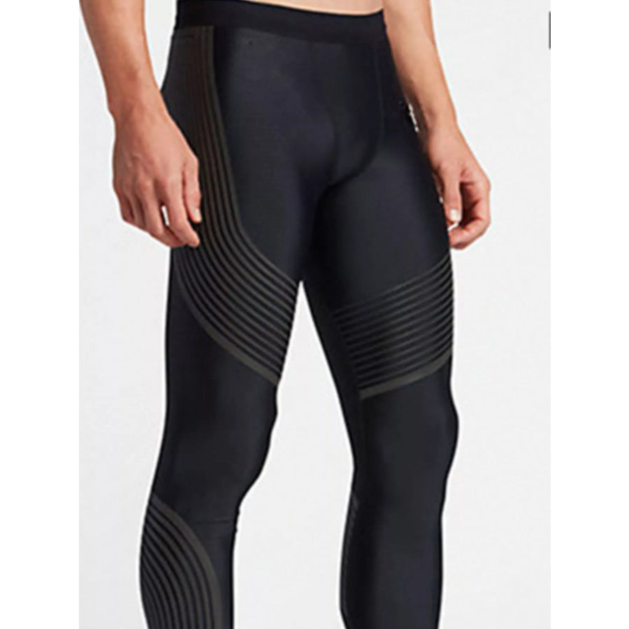 Men’s High Waist Active Leggings Apparel and Accessories
