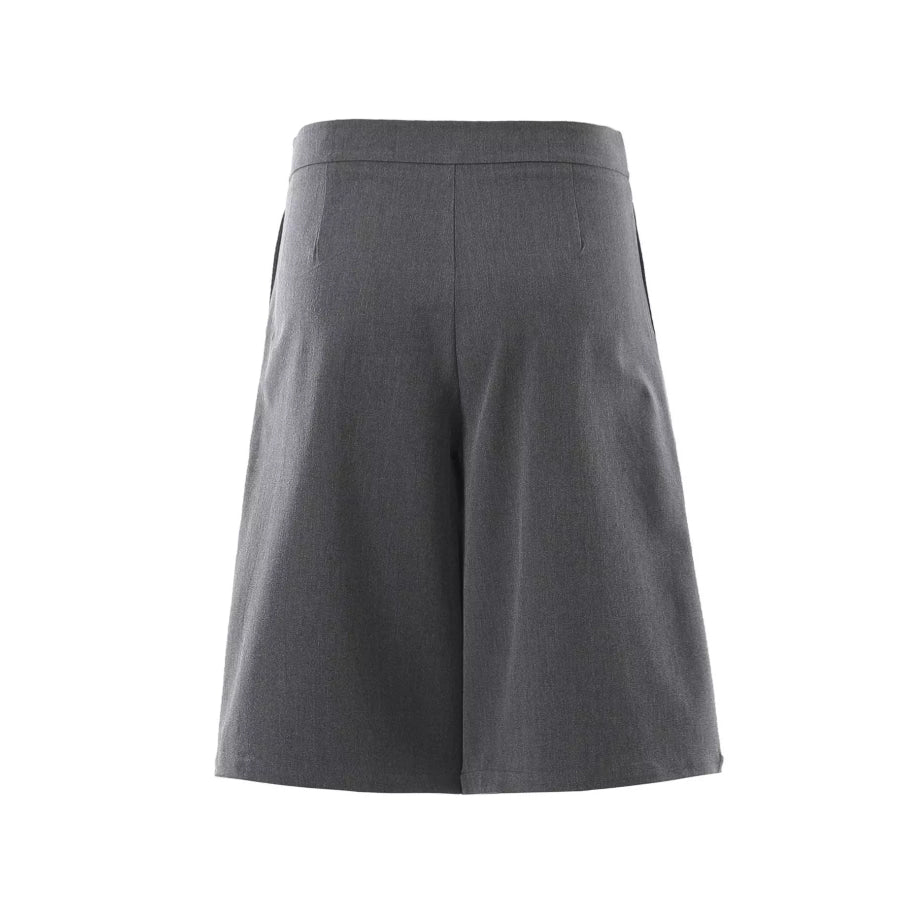 Men’s High-Waisted Asymmetric Pleated Capris Apparel and Accessories