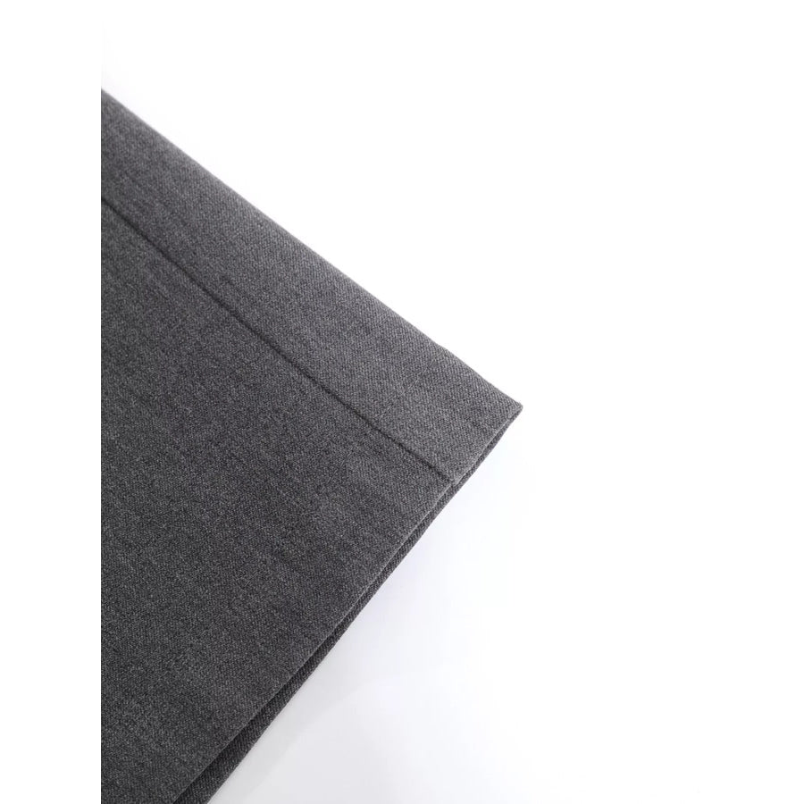 Men’s High-Waisted Asymmetric Pleated Capris Apparel and Accessories