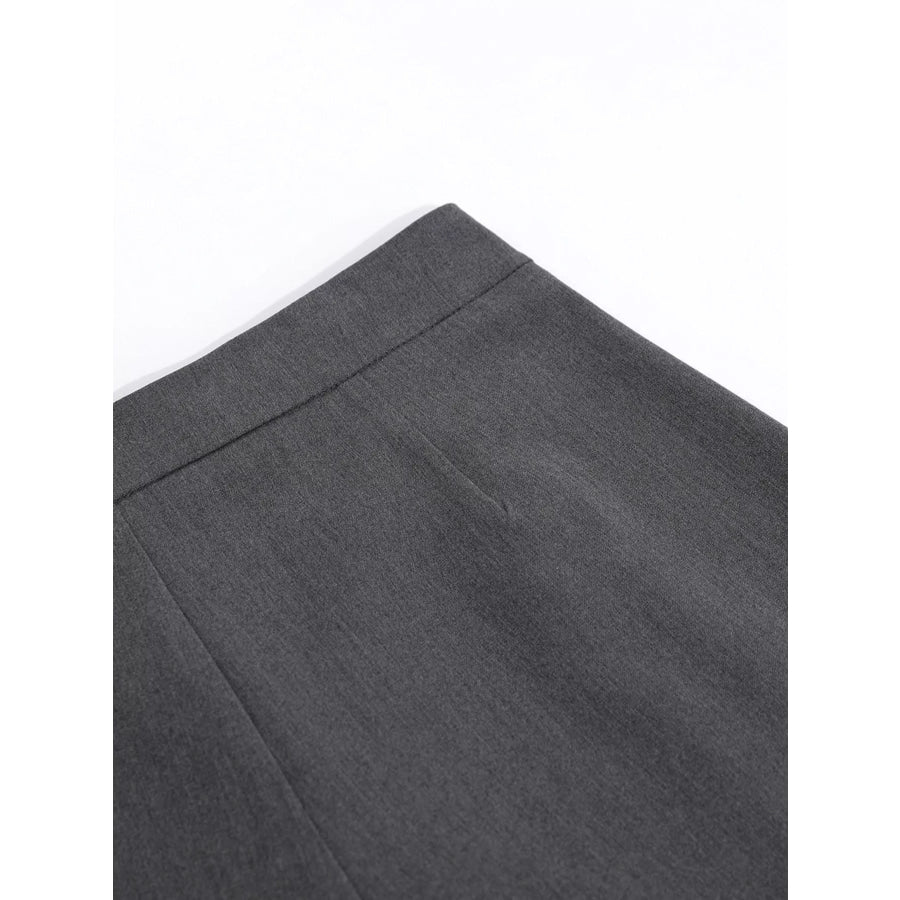 Men’s High-Waisted Asymmetric Pleated Capris Apparel and Accessories