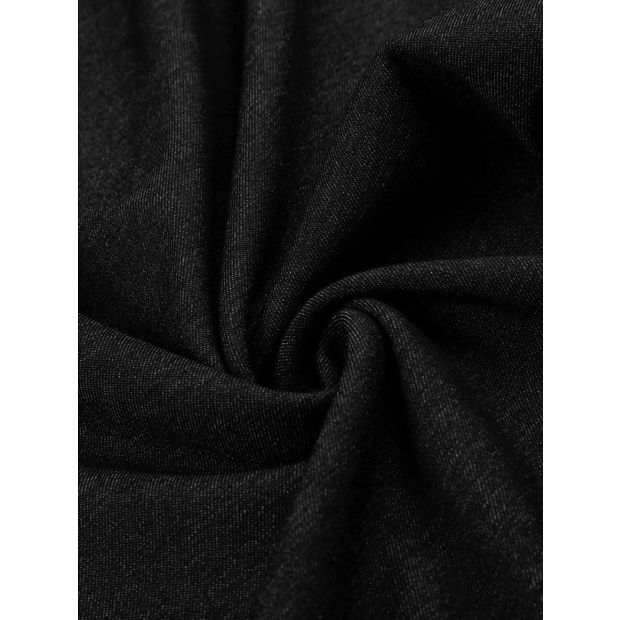 Men’s High-Waisted Pleated Wide-Leg Casual Pants Apparel and Accessories