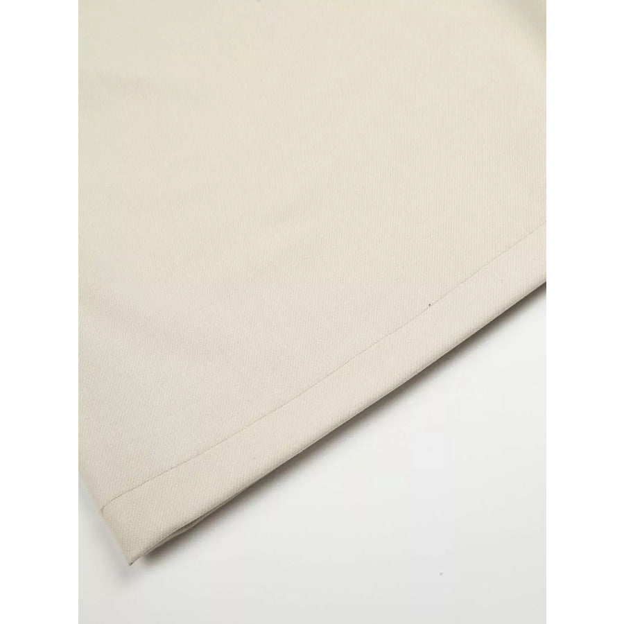 Men’s High-Waisted Pleated Wide-Leg Pants Apparel and Accessories