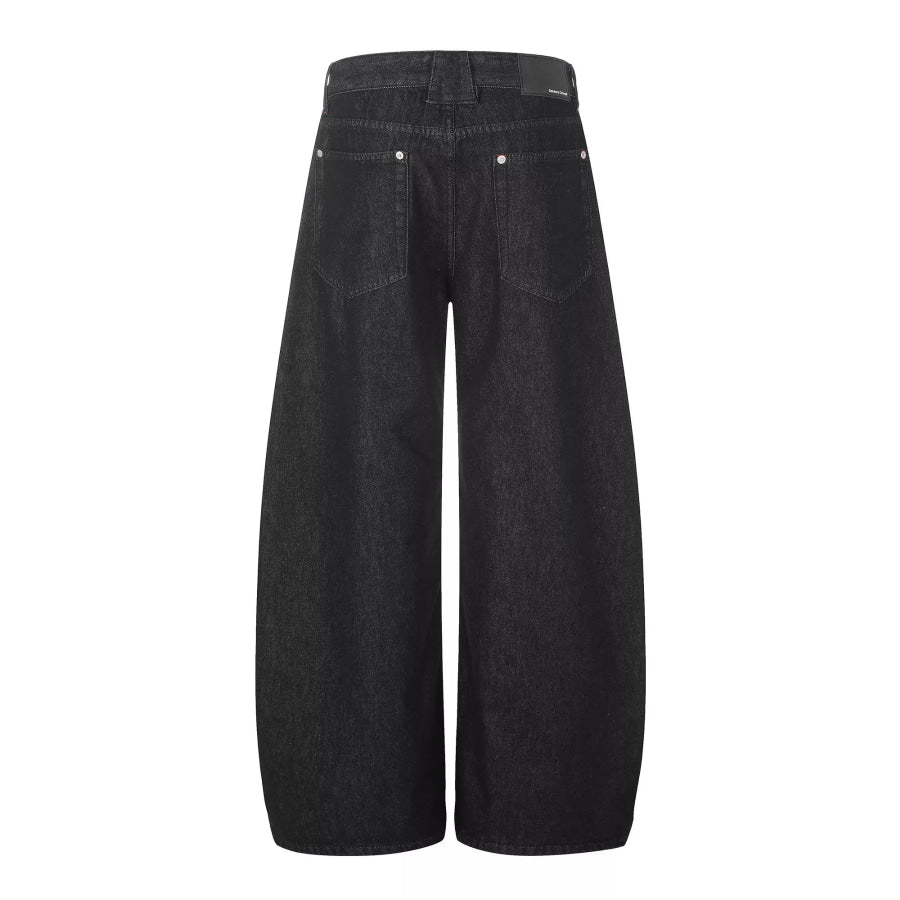 Men’s High-Waisted Wide-Leg Jeans Apparel and Accessories
