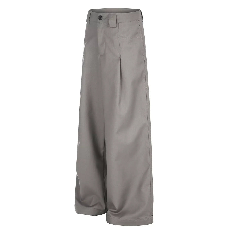 Men’s High-Waisted Wide-Leg Pants Apparel and Accessories