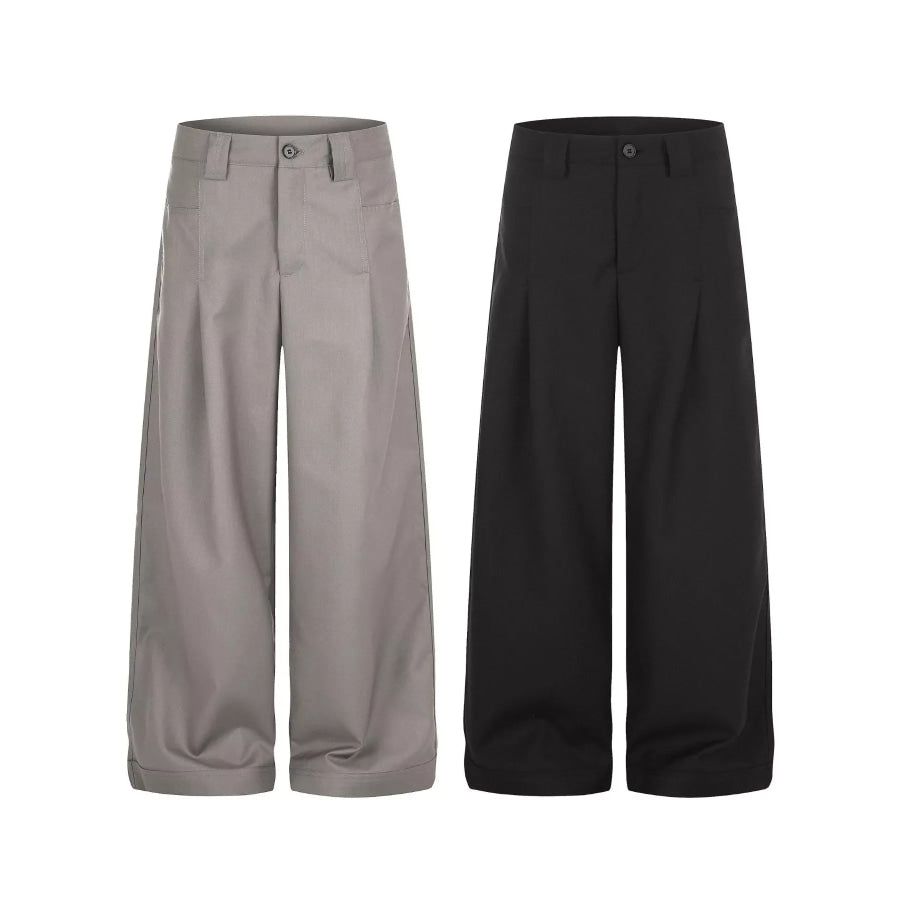 Men’s High-Waisted Wide-Leg Pants Apparel and Accessories