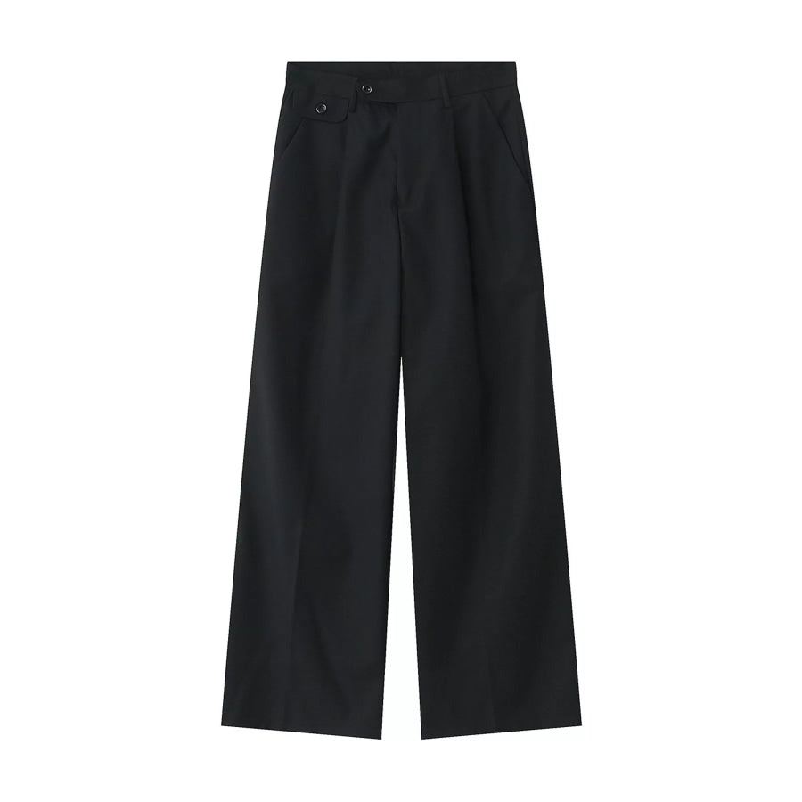 Men’s High-Waisted Wide-Leg Pants Apparel and Accessories