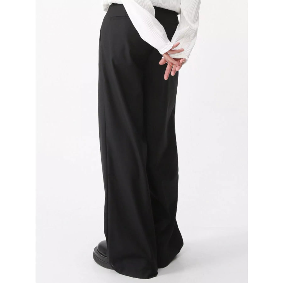 Men’s High-Waisted Wide-Leg Pants Apparel and Accessories
