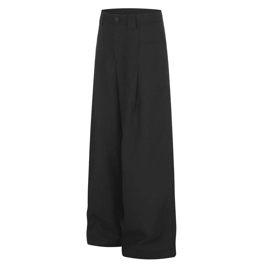 Men’s High-Waisted Wide-Leg Pants Apparel and Accessories