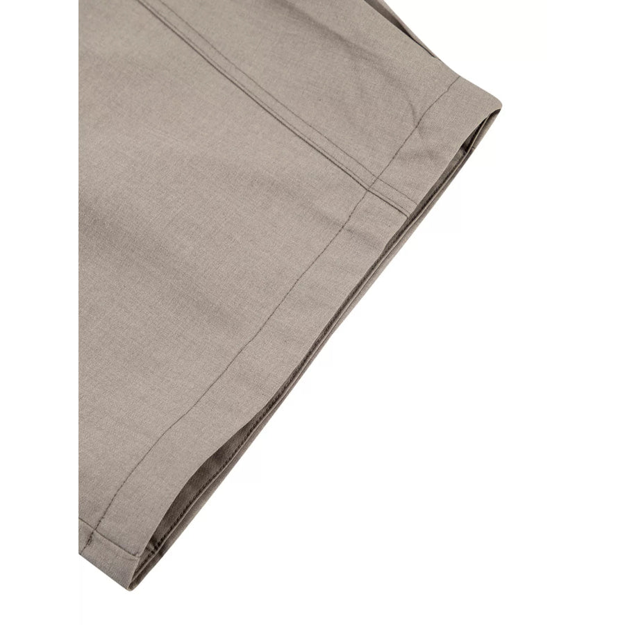 Men’s High-Waisted Wide-Leg Pleated Casual Pants Apparel and Accessories