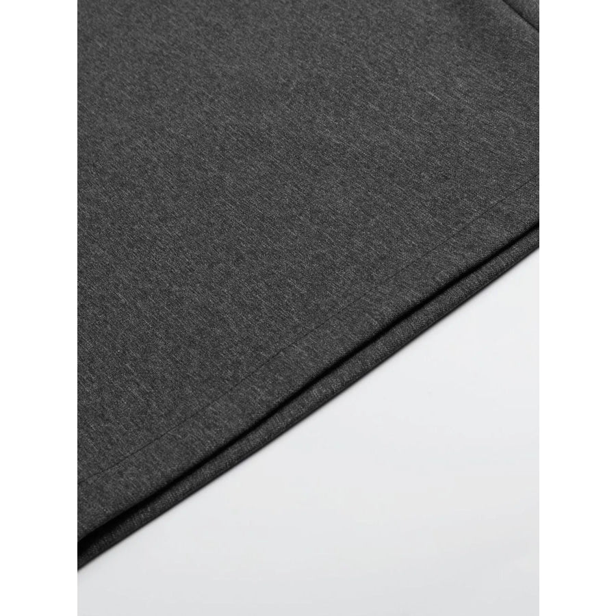 Men’s High-Waisted Wide-Leg Pleated Pants Apparel and Accessories