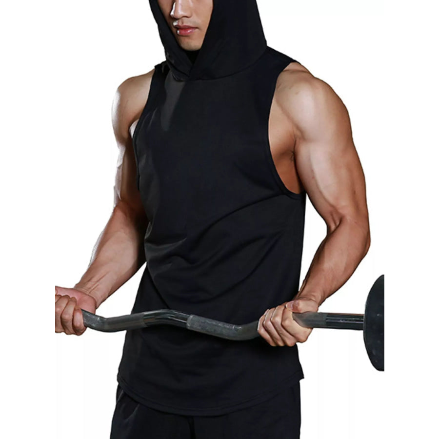 Men’s Hooded Sleeveless Tank Apparel and Accessories