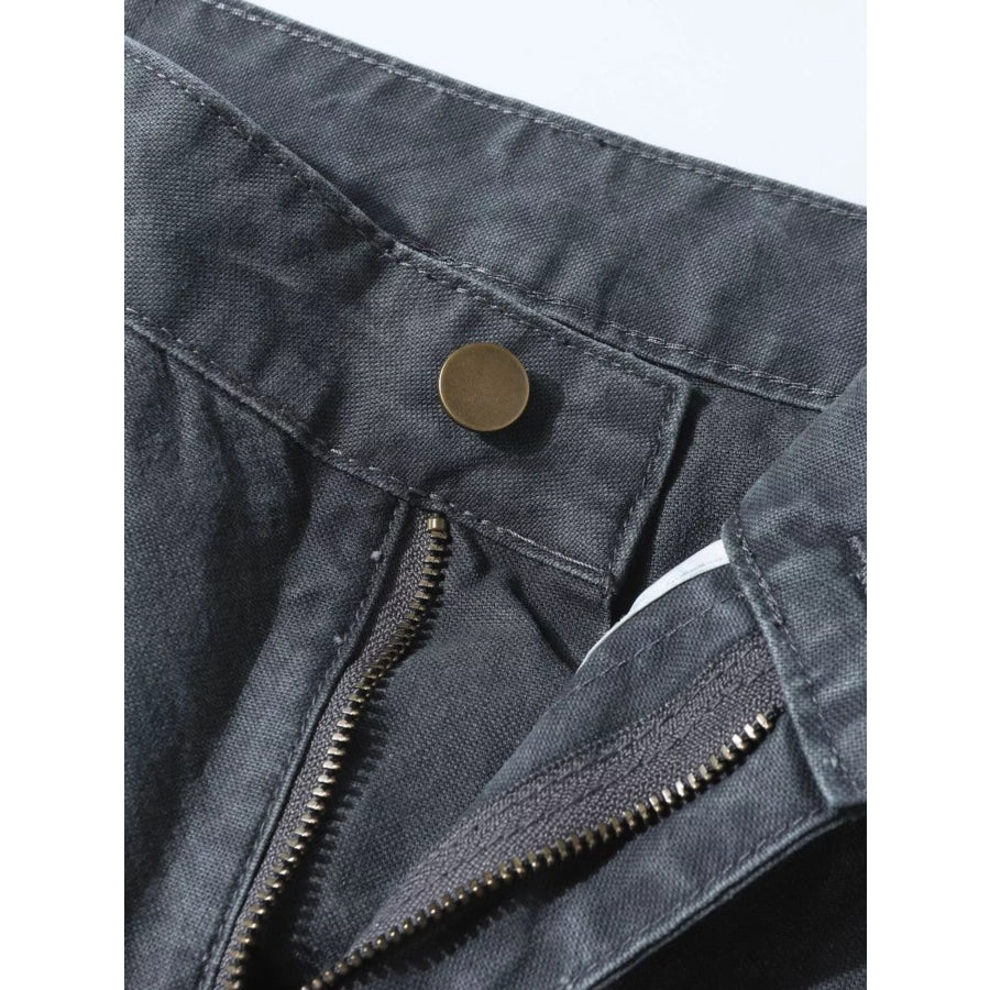 Men’s Ink-Splash Loose Fit Pants Apparel and Accessories