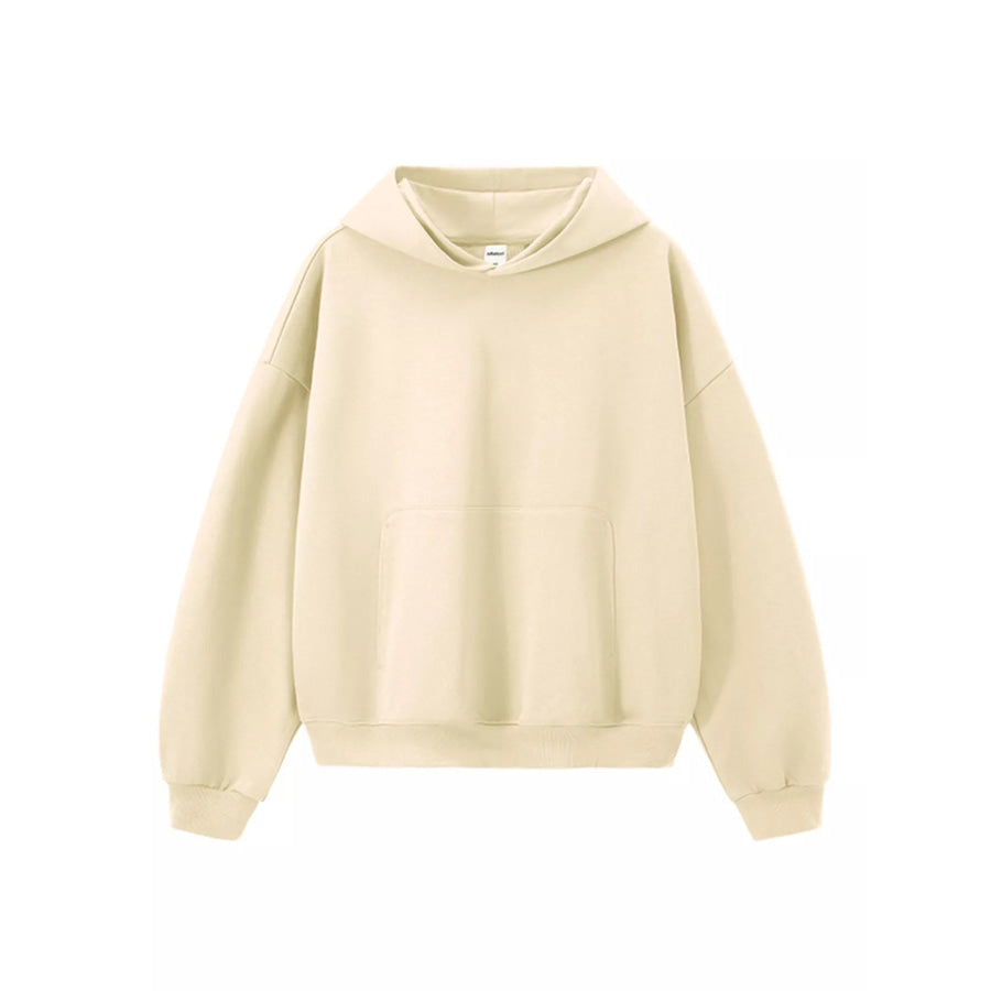 Men’s Kangaroo Pocket Dropped Shoulder Hoodie Apparel and Accessories