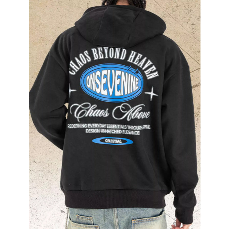 Men’s Kangaroo Pocket Long Sleeve Hoodie Apparel and Accessories