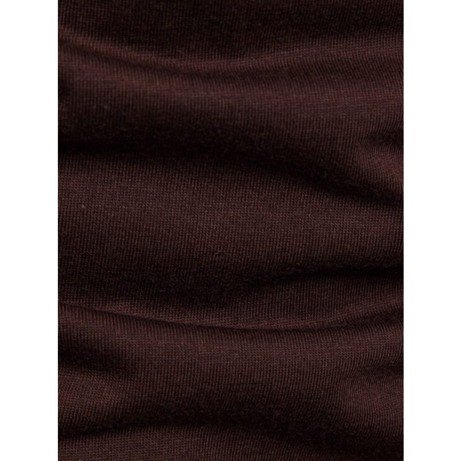 Men’s Lace-Up Asymmetric Hem T-Shirt Apparel and Accessories