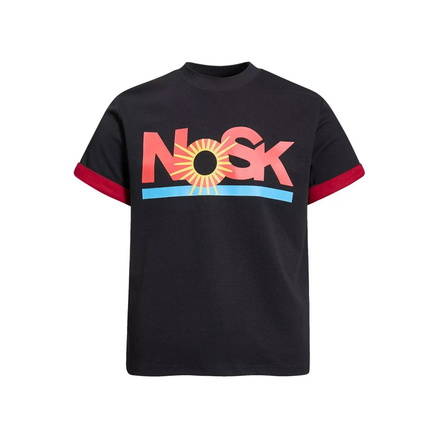 Men’s Letter Graphic Short Sleeve T-Shirt Black / S Apparel and Accessories