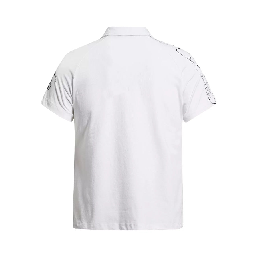 Men’s Letter Short Sleeve Polo Apparel and Accessories