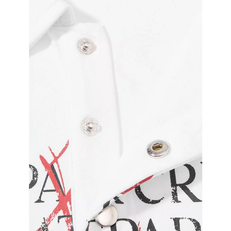 Men’s Letter Short Sleeve Polo Apparel and Accessories