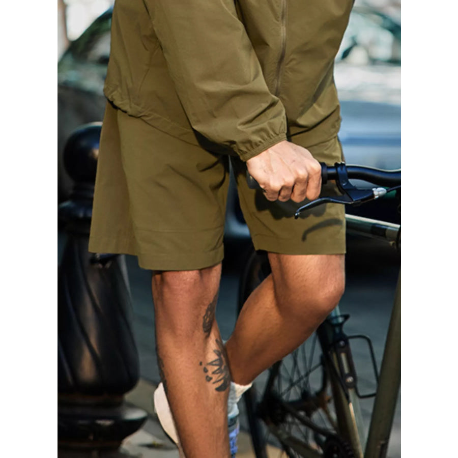 Men’s Lightweight Drawstring Shorts Olive / S Apparel and Accessories