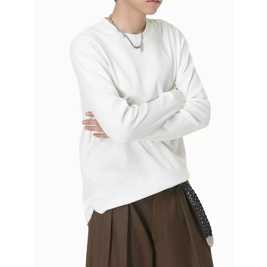 Men’s Long-Sleeve Crew Neck T-Shirt Apparel and Accessories