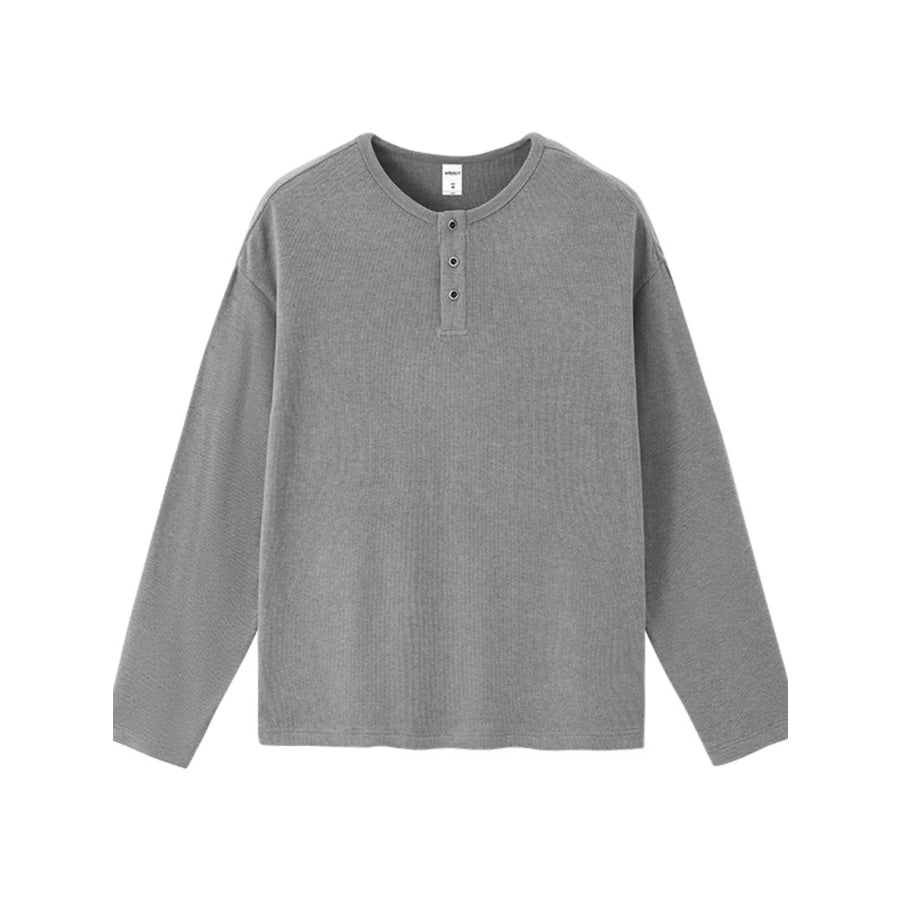 Men’s Long Sleeve Henley T-Shirt Apparel and Accessories