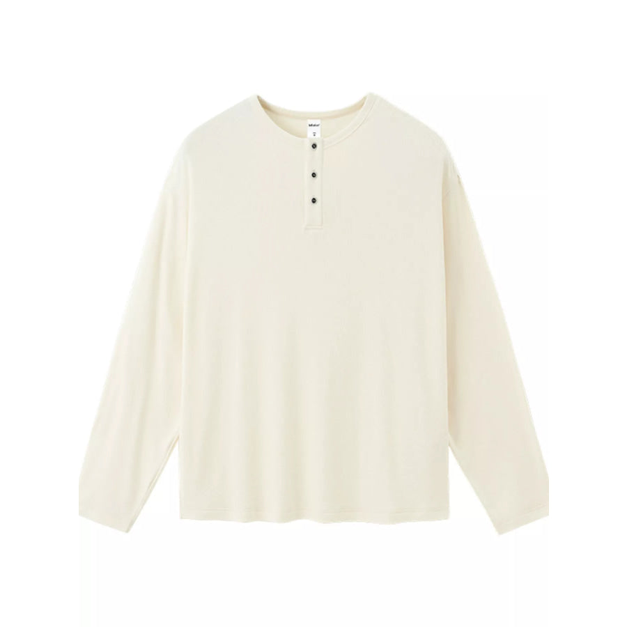 Men’s Long Sleeve Henley T-Shirt Apparel and Accessories