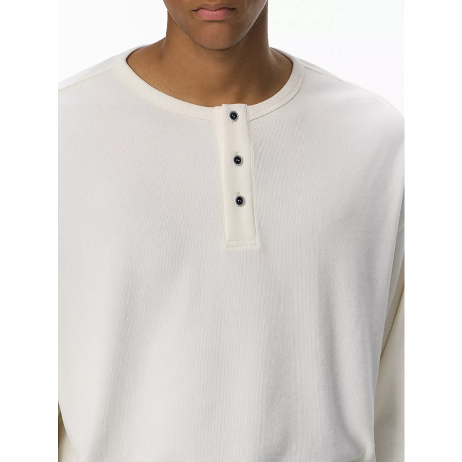 Men’s Long Sleeve Henley T-Shirt Apparel and Accessories