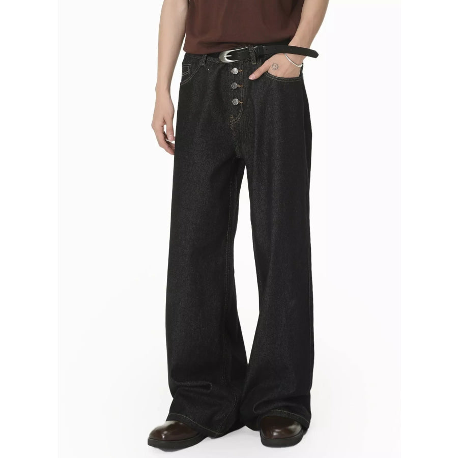 Men’s Loose Fit Button-Fly Jeans