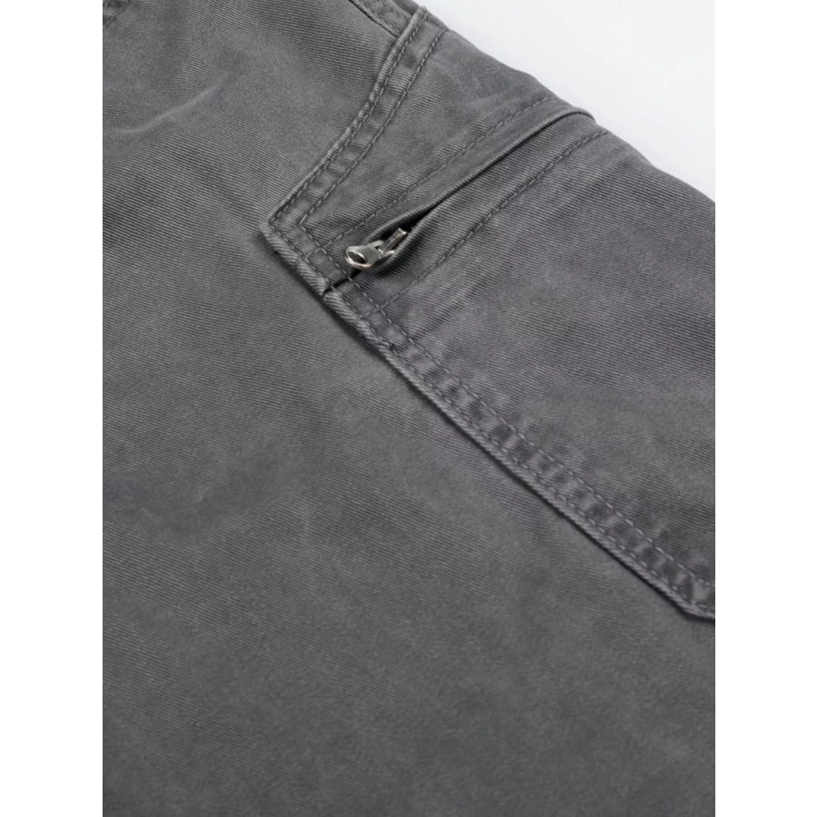 Men’s Loose Fit Cargo Capris Apparel and Accessories