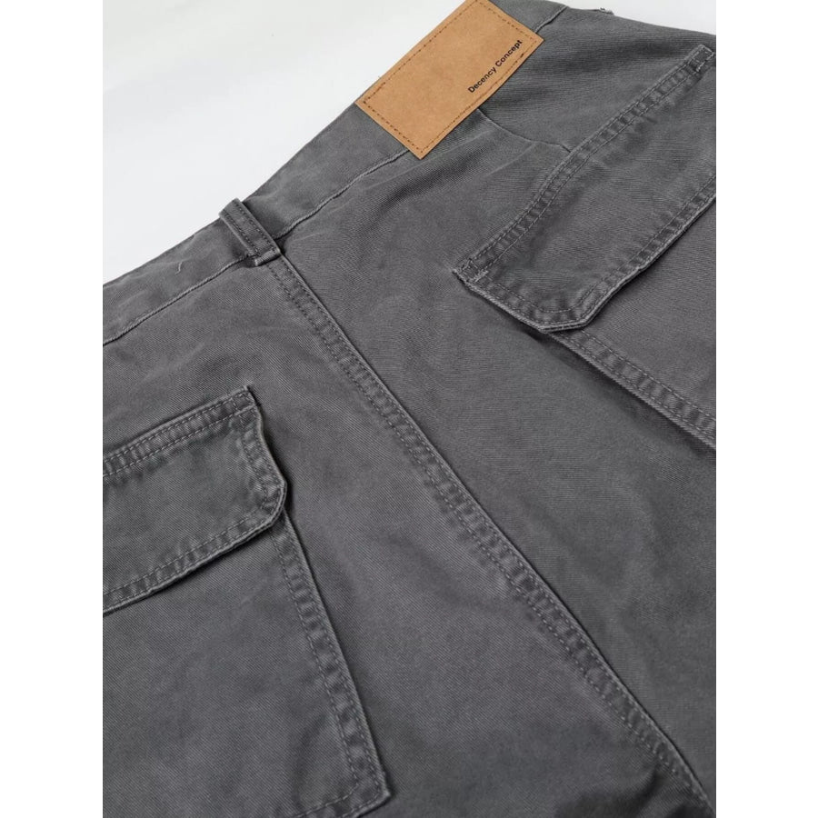 Men’s Loose Fit Cargo Capris Apparel and Accessories