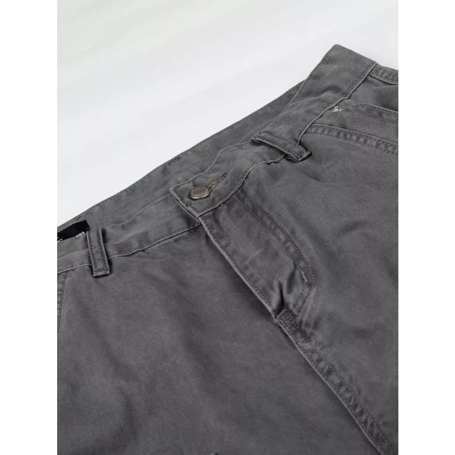 Men’s Loose Fit Cargo Capris Apparel and Accessories