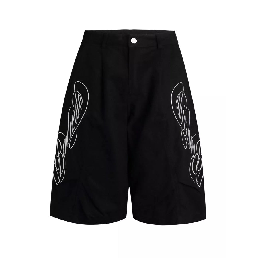 Men’s Loose Fit Cargo Capris Black / M Apparel and Accessories