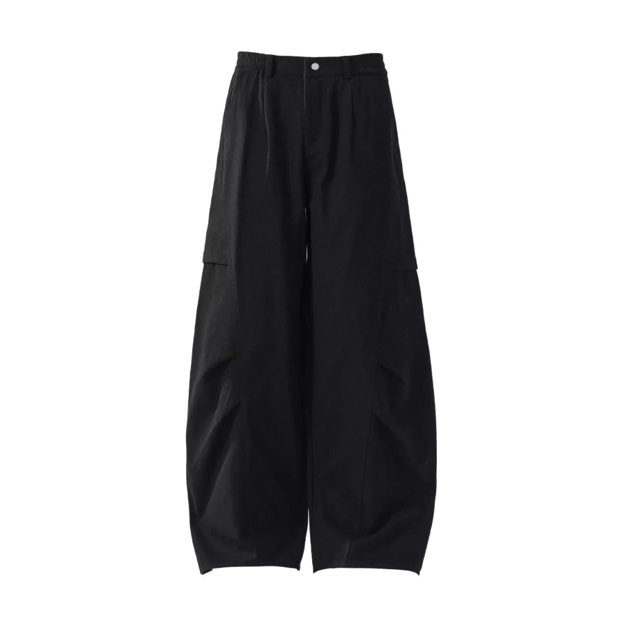 Men’s Loose Fit Cargo Pants Black / S Apparel and Accessories