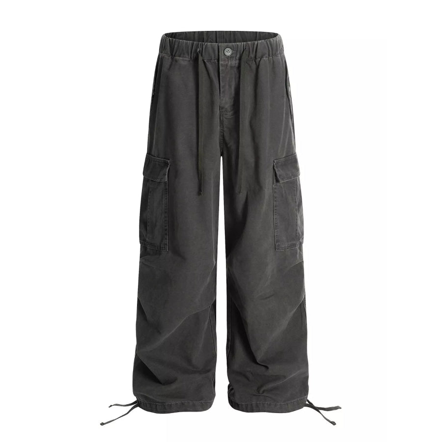 Men’s Loose Fit Cargo Pants Grey / S Apparel and Accessories