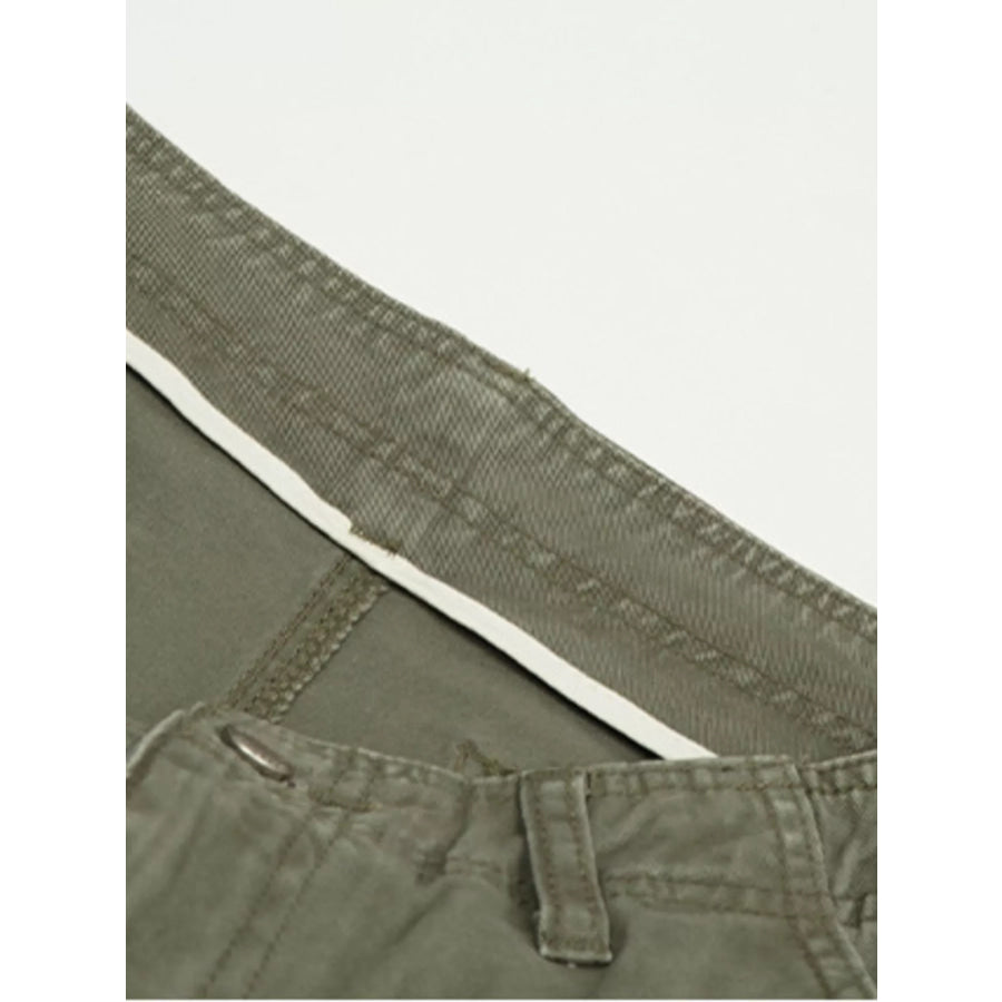 Men’s Loose Fit Cargo Pants with Multiple Pockets Apparel and Accessories