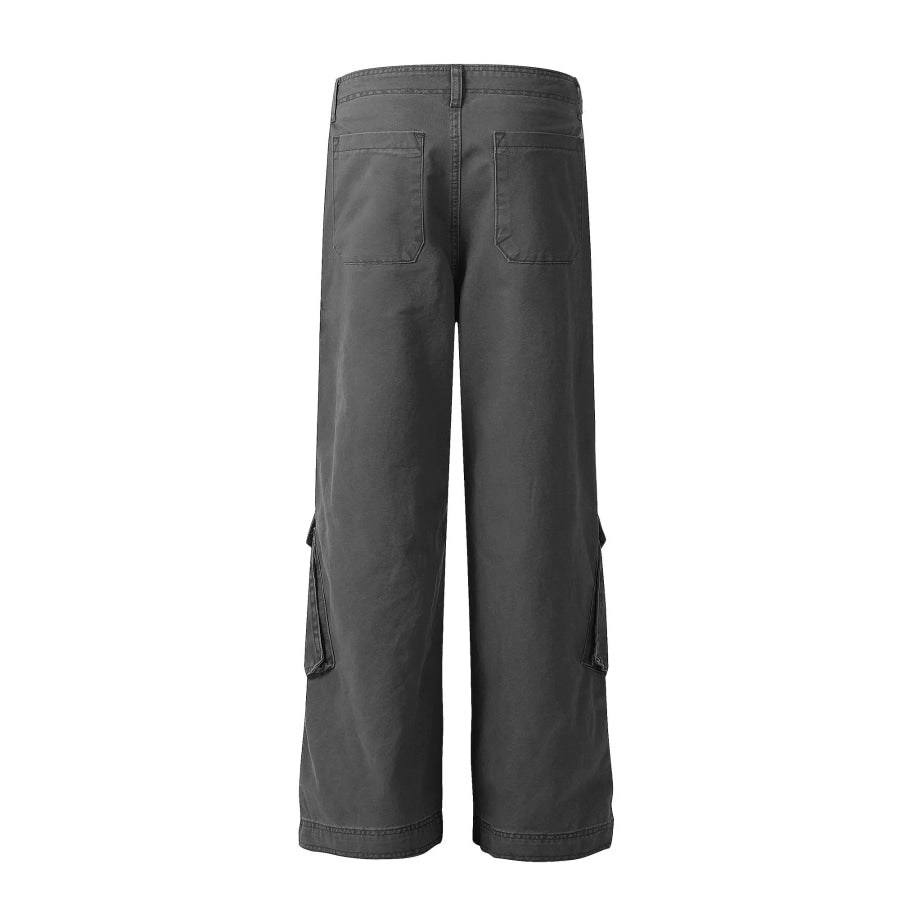 Men’s Loose Fit Cargo Pants with Multiple Pockets Apparel and Accessories