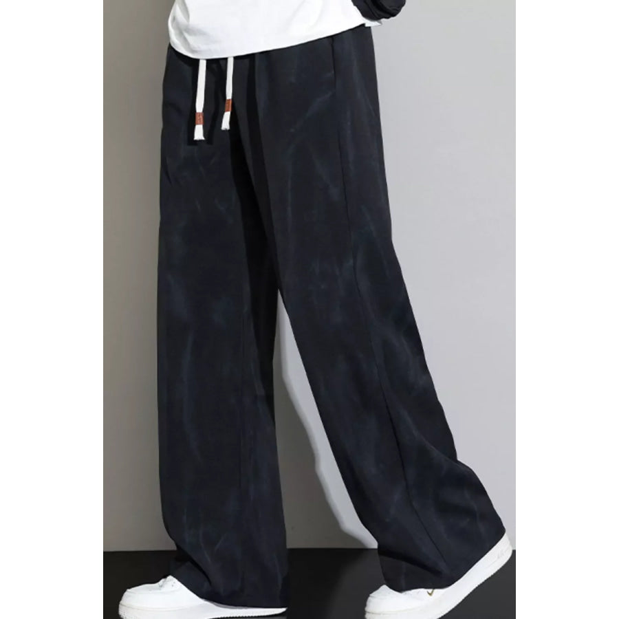 Men’s Loose Fit Casual Pants Black / XS Apparel and Accessories