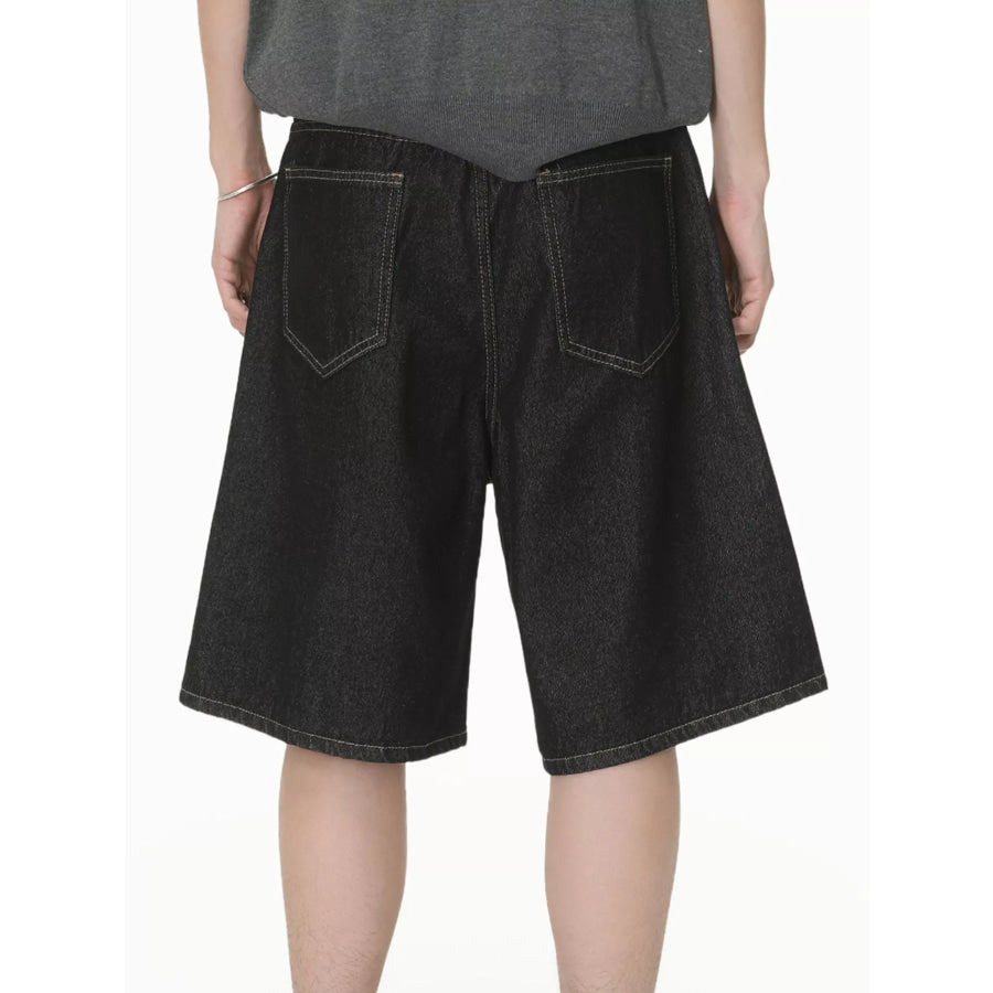 Men’s Loose Fit Denim Shorts