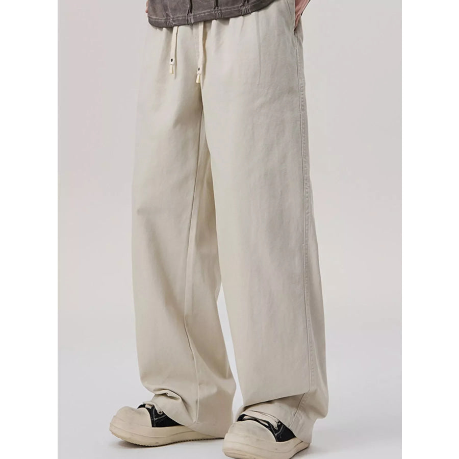 Men’s Loose Fit Drawstring Pants Apparel and Accessories