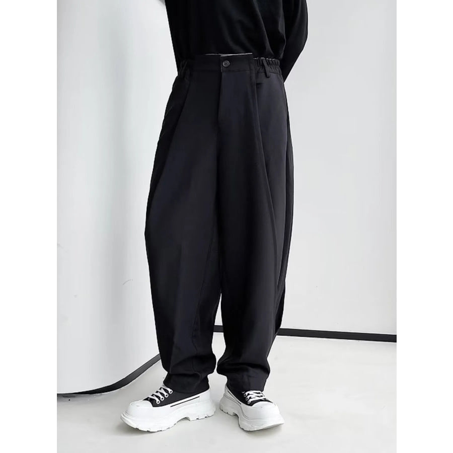 Men’s Loose Fit Pants Black / M Apparel and Accessories