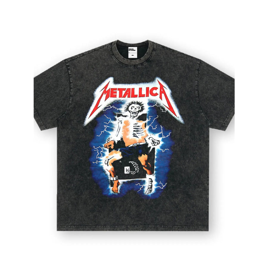 Men’s Metallica Graphic Oversized T-Shirt Apparel and Accessories