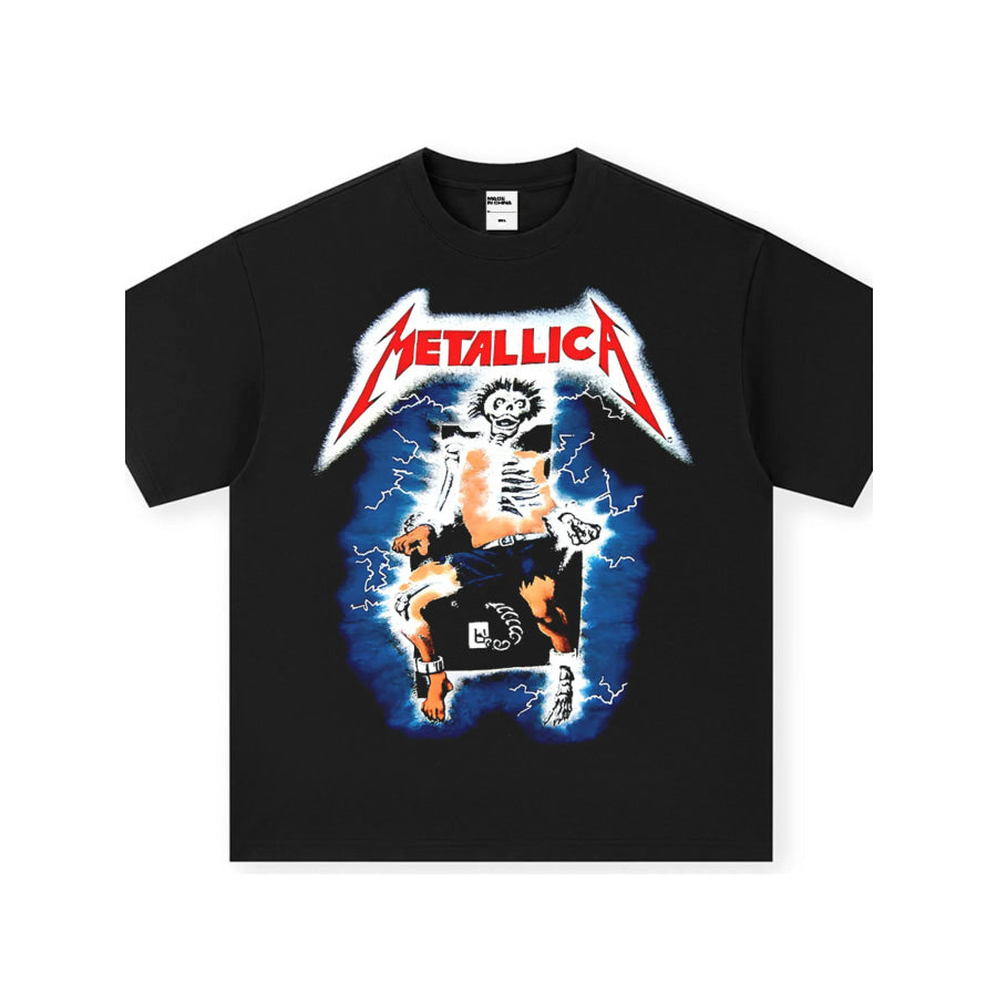 Men’s Metallica Graphic Oversized T-Shirt Apparel and Accessories